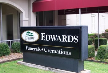 Exterior shot of Edwards Funeral Home Incorporated