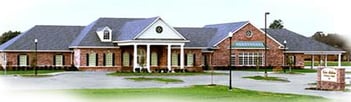 Exterior shot of Coker-Mathews Funeral Home