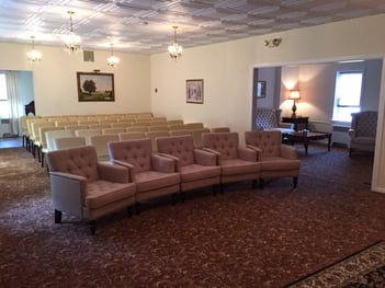 Chapel in the Cromwell Funeral Home in Hopewell NJ - Funerals and Cremations - 24 hours per day.