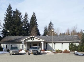 Exterior shot of Alaskan Memorial Park & Legacy Funeral Homes