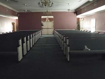 Interior shot of Prattville Memorial Chapel & Memory Gardens