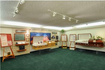 Interior shot of Green Acres Glendale Mortuary