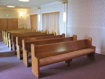 Interior shot of Pierce Chapel Pierce Mortuary Chapels