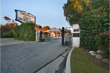 Exterior shot of Groman Eden Mortuary