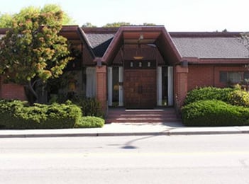 Exterior shot of Healey Mortuary