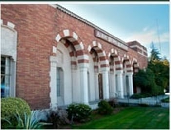 Exterior shot of Albert Brown Mortuary