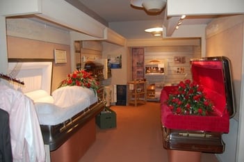 Interior shot of Callaghan Mortuary & Livermore