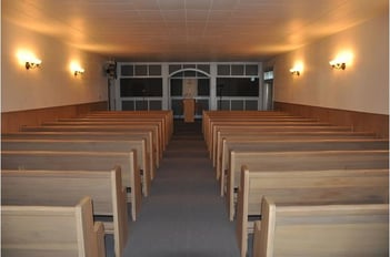 Interior shot of Strohmayers Funeral Home