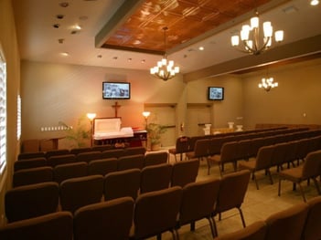 Interior shot of A Community Funeral Home & Sunset Cremations