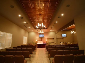 Interior shot of A Community Funeral Home & Sunset Cremations