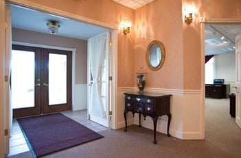 Interior shot of Ballweg & Lunsford Funeral Home