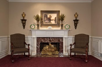 Interior shot of Ballweg & Lunsford Funeral Home