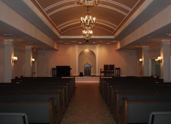 Interior shot of Oak Ridge Funeral Care