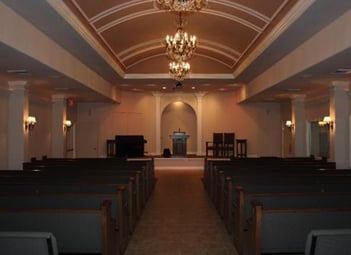 Interior shot of Oak Ridge Funeral Care