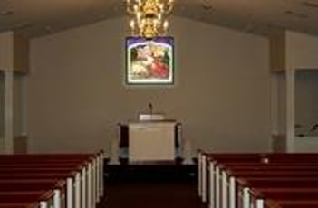 Interior shot of Bradley Anderson Funeral Home