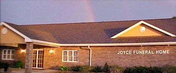 Exterior shot of Joyce Funeral Home