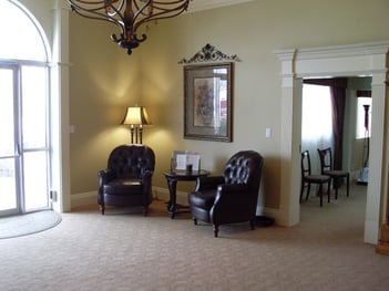 Interior shot of Cornelison-Henderson Funeral Home