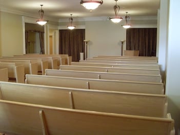 Interior shot of Cornelison-Henderson Funeral Home