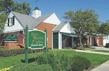 External shot of Adams Winterfield & Sullivan Funeral Home