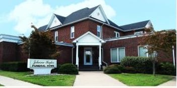 Exterior shot of Johnson-Hughes Funeral Home