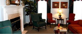 Interior shot of Johnson-Hughes Funeral Home