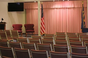 Interior shot of Stasi-Grove Funeral Home