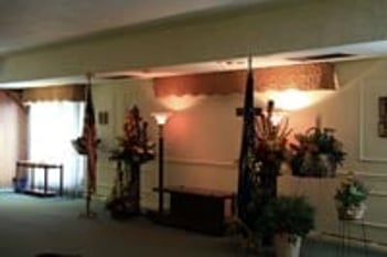 Interior shot of Brust Funeral Home