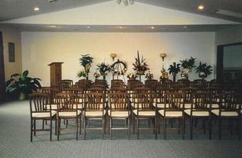 Interior shot of Speer Funeral Home