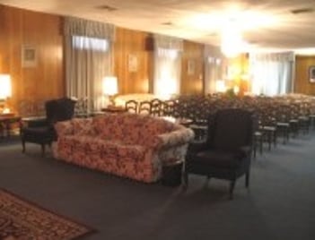 Interior shot of O'Connor-Leetz Funeral Home