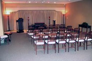 Interior shot of Dupage Cremations Limited