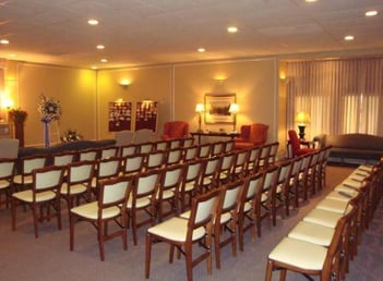 Interior shot of Cumberland Funeral Chapels