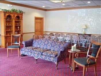 Interior shot of Countryside Funeral Home