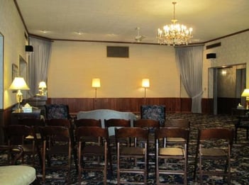 Interior shot of  Jackson Funeral Chapel