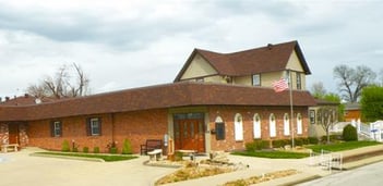 Exterior shot of Lamb-Basham Memorial Chapel