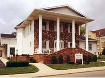 Exterior shot of Young-Nichols Funeral Home