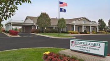 Exterior shot of Penwell Gabel Funeral Home