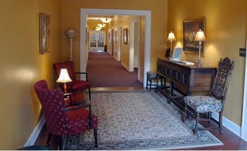 Interior shot of Fares J Radel Funeral Homes