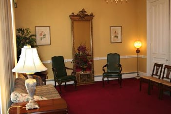 Interior shot of Combs, Parsons & Collins Funeral Home