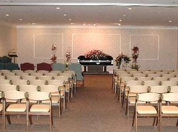 Interior shot of Tucker Yocum & Wilson Funeral