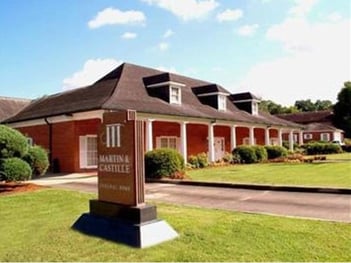 Exterior shot of Martin & Castille Funeral Home