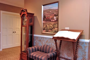 Interior shot of Lemmon Funeral Home of Dulaney Valley