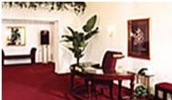 Interior shot of Lawrence E Moon Funeral Home