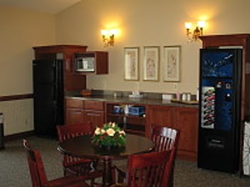 Interior shot of Coats Funeral Home