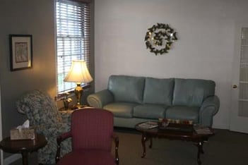 Interior shot of Helms Funeral Home
