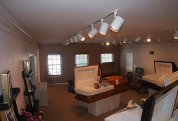 Interior shot of Helms Funeral Home