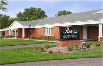 Exterior Shot of Benson Funeral Home