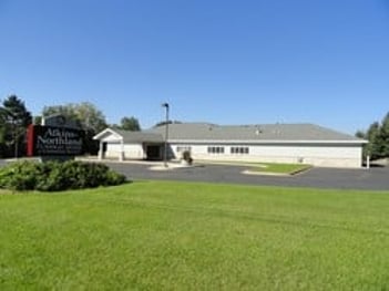 Exterior shot of Atkins-Northland Funeral Home