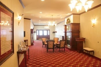 Interior shot of Atkins-Northland Funeral Home