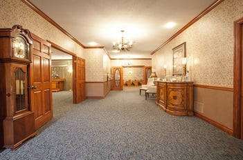 Interior shot of Dulle-Trimble Funeral Home