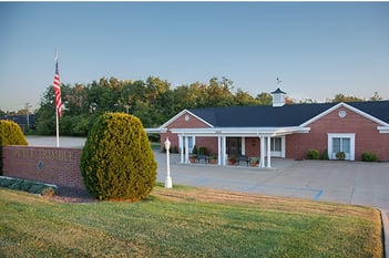 Exterior shot of Dulle-Trimble Funeral Home